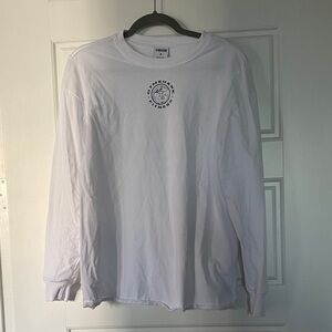 Gymshark White Long Sleeve Tee